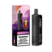 HQD Shisha 20K Black Dragon Disposable Vape – up to 20,000 puffs, 3% nicotine, rechargeable device with bold dark fruit blend.